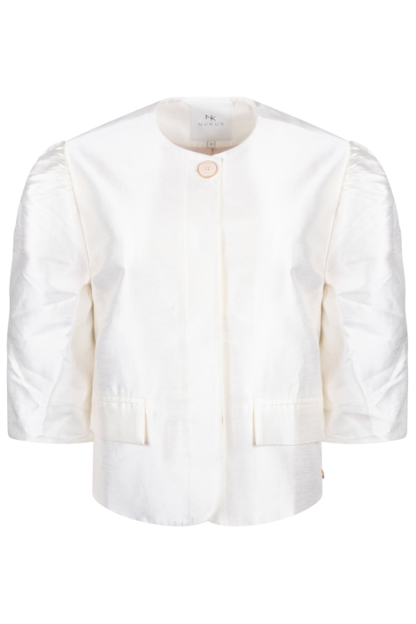 Nukus witte dames blazer | Vooraanzicht