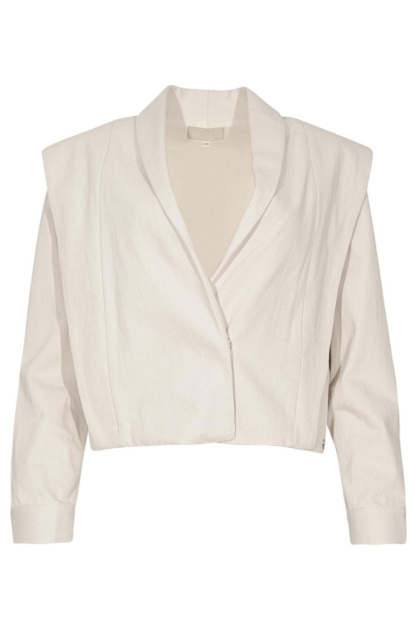 Maicazz ecru dames jas | Vooraanzicht