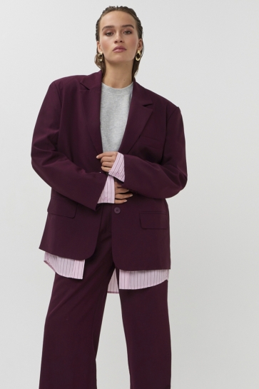 Studio Amaya Blazer HAVEN BLAZER 263ST 22 603 Bordeaux