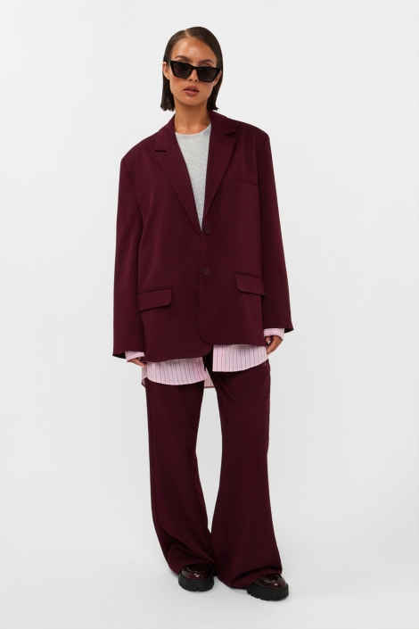 Studio Amaya bordeaux dames blazer | Model