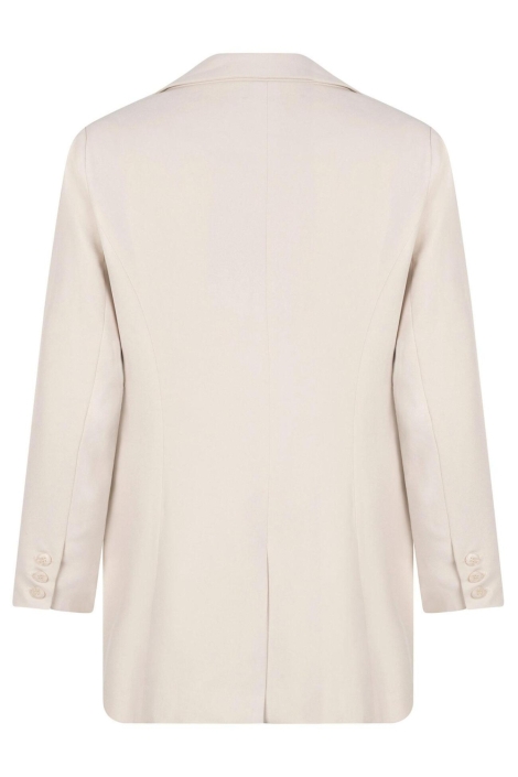 Ydence beige dames blazer | Achteraanzicht