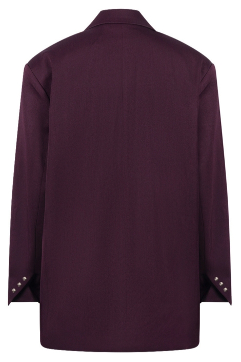 Nukus bordeaux dames blazer | Achteraanzicht