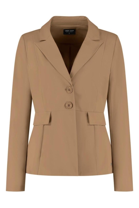 Lady Day camel dames blazer | Vooraanzicht