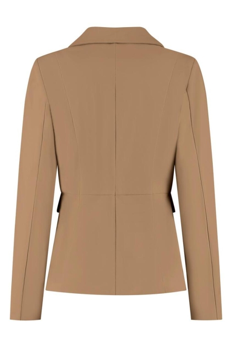 Lady Day camel dames blazer | Achteraanzicht