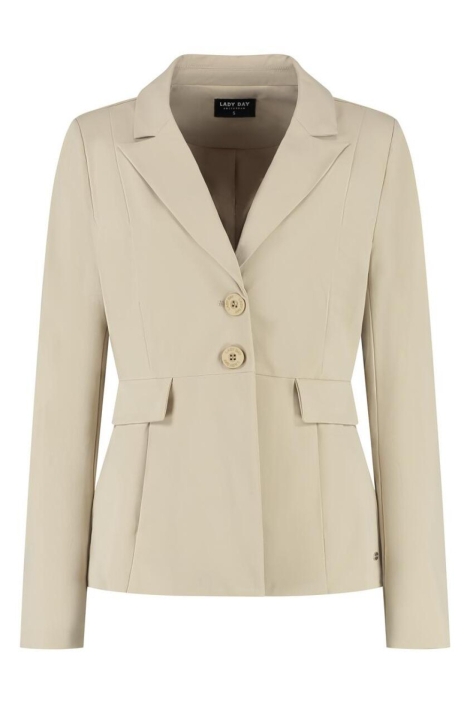 Lady Day beige dames blazer | Vooraanzicht
