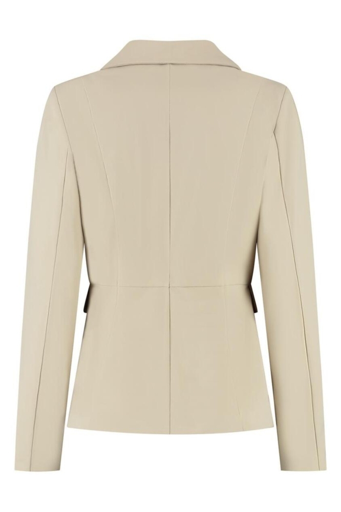 Lady Day beige dames blazer | Achteraanzicht