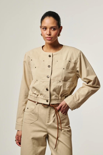 Aaiko Jas FALLON TWILL CO 556 140105 CHALK