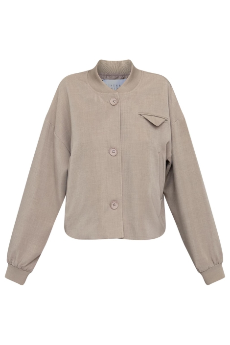 SisterS point zand dames blazer | Vooraanzicht