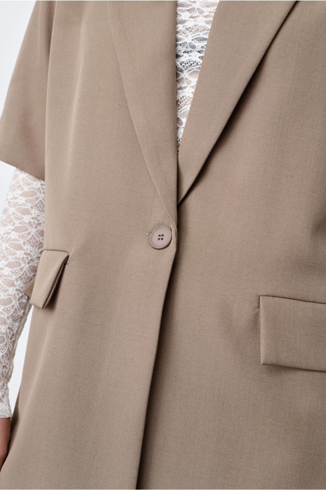 SisterS point bruine dames blazer | Close up