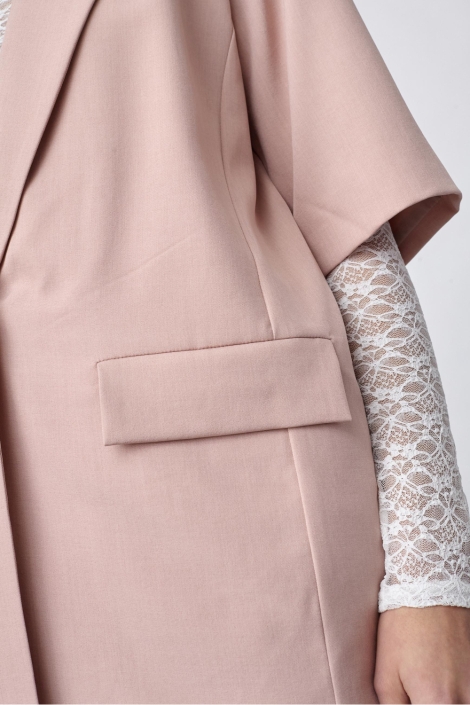 SisterS point roze dames blazer | Close up