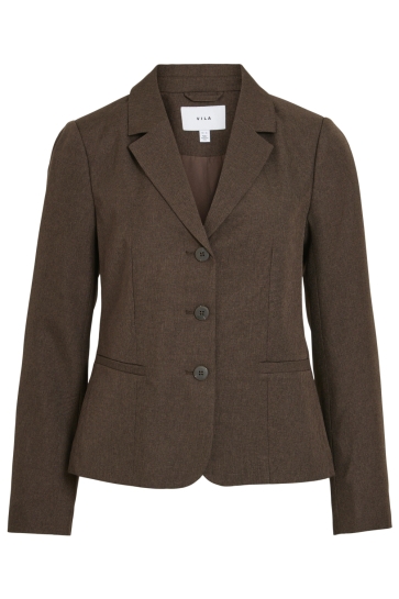 Vila Blazer VIDARLING L/S BLAZER/TES 14120587 Black Beauty/Brown