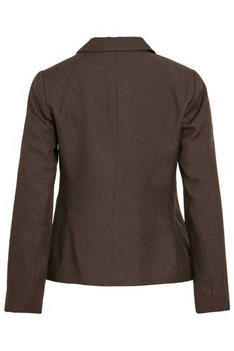 Vila bruine dames blazer | Achteraanzicht