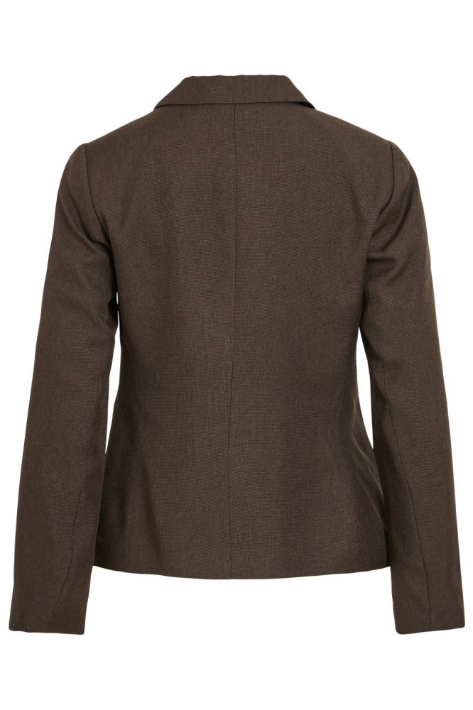 Vila bruine dames blazer | Achteraanzicht