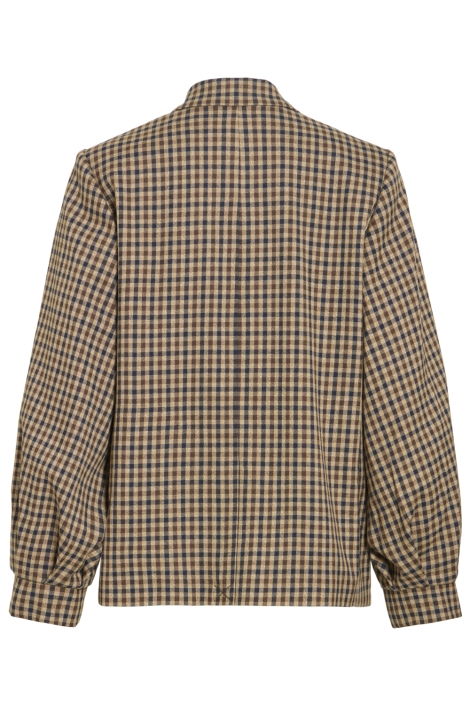 Vila bruine dames blazer | Achteraanzicht