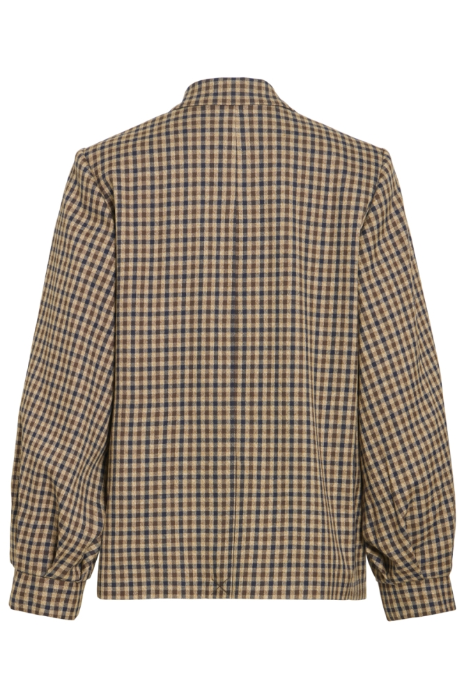 Vila bruine dames blazer | Achteraanzicht