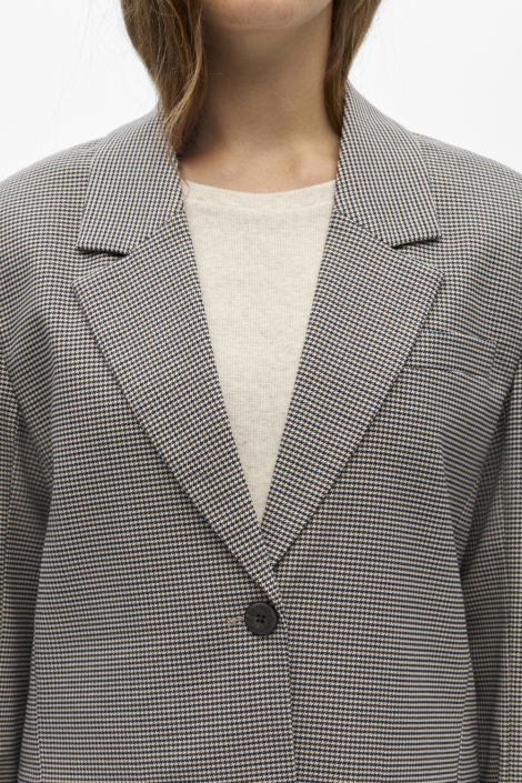 Object blauwe dames blazer | Close up