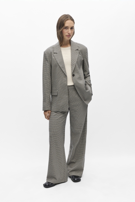 Object blauwe dames blazer | Model