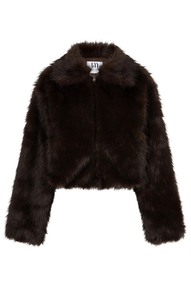 Lofty Manner bruine dames jas | Vooraanzicht