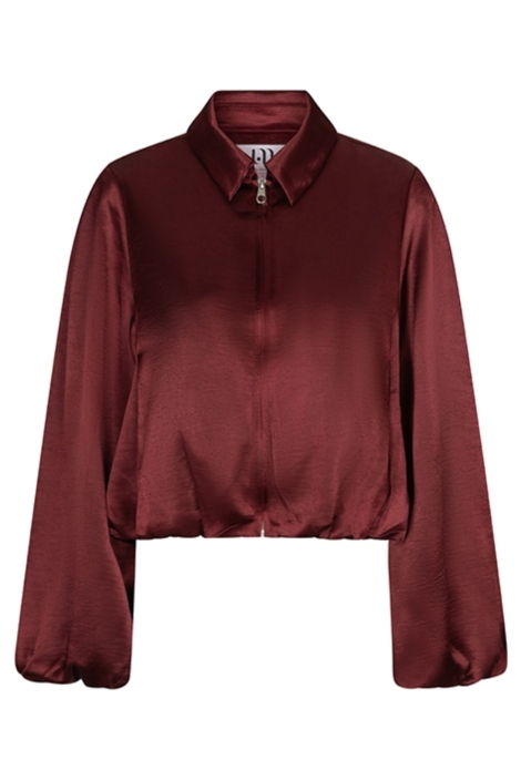 Lofty Manner bordeaux dames jas | Vooraanzicht