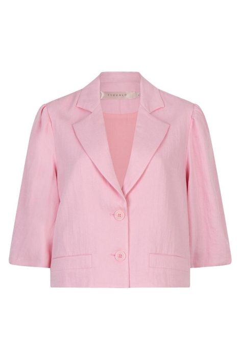 EsQualo roze dames blazer | Vooraanzicht