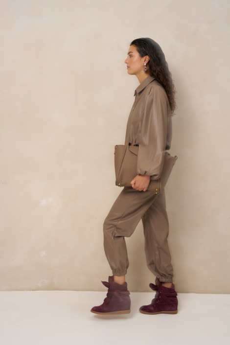 Lofty Manner taupe dames jas | Model