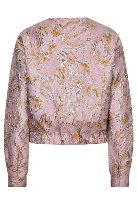 Lofty Manner roze dames jas | Achteraanzicht