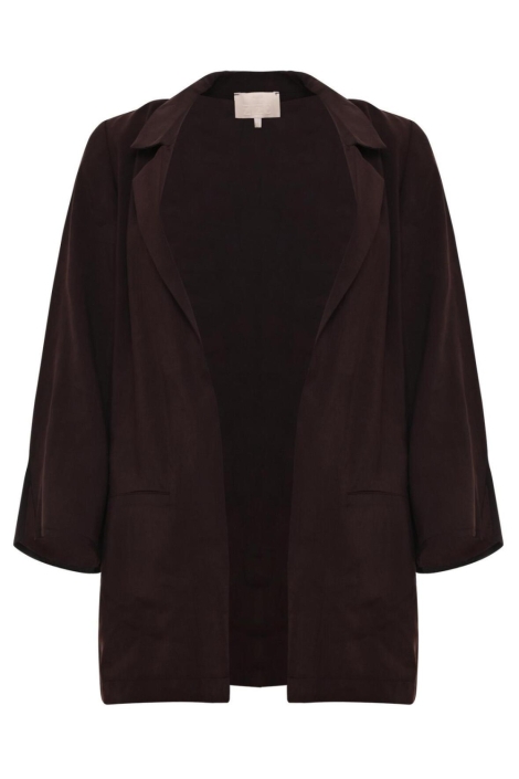 Zizo bruine dames blazer | Vooraanzicht