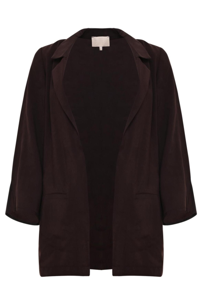 Zizo bruine dames blazer | Vooraanzicht