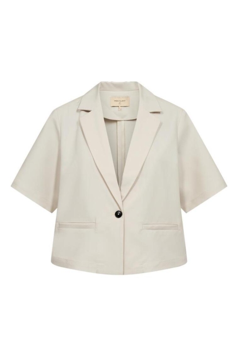 Freequent ecru dames blazer | Vooraanzicht