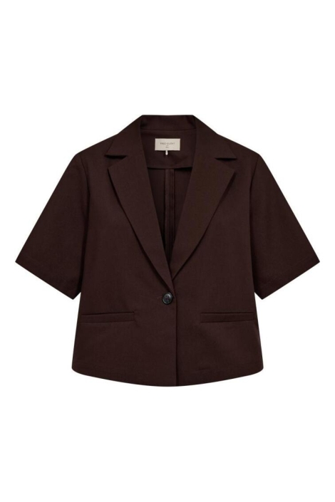 Freequent bruine dames blazer | Vooraanzicht