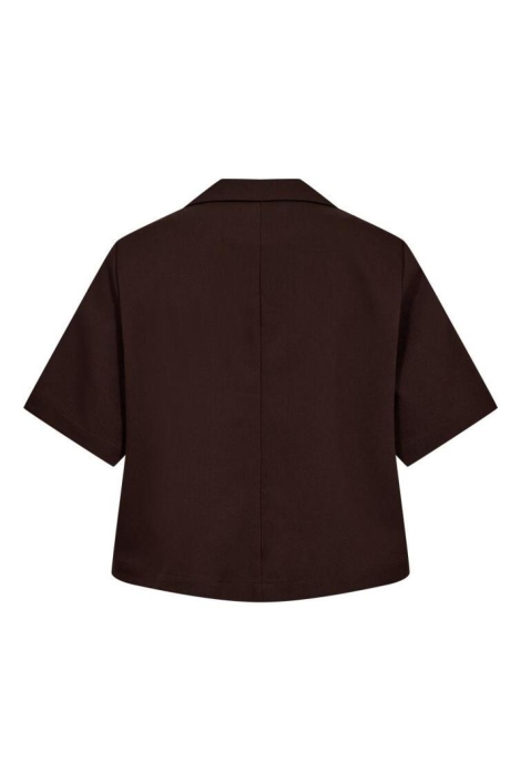 Freequent bruine dames blazer | Achteraanzicht