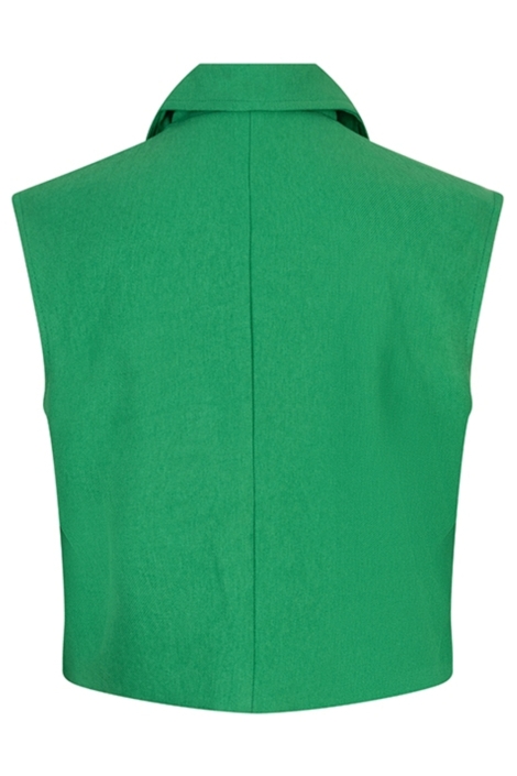 Lofty Manner groene dames gilet | Achteraanzicht