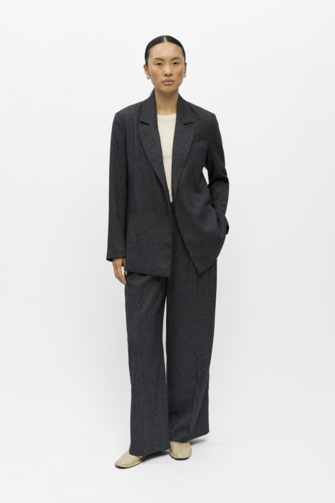 Object zwarte dames blazer |