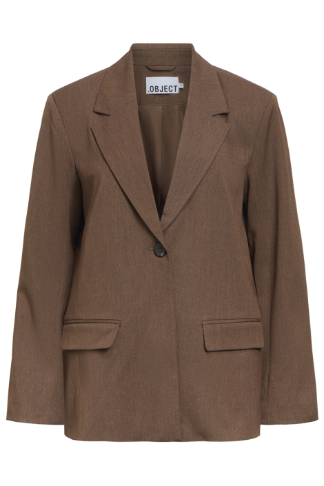 Object bruine dames blazer | Vooraanzicht