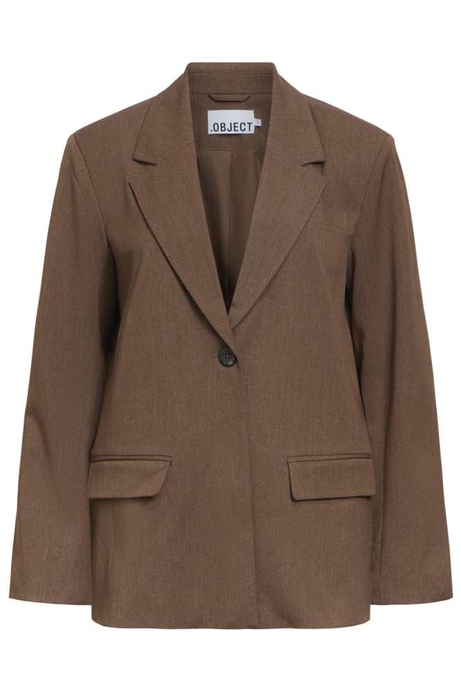 Object bruine dames blazer | Vooraanzicht