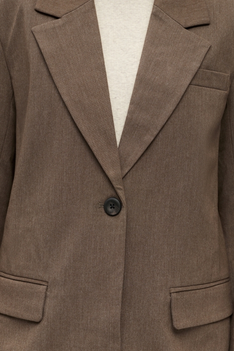 Object bruine dames blazer | Close up