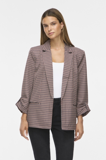 Vila Blazer VINICE 3/4 LOOSE BLAZER - NOOS 14115614 NUTHATCH/ HOUNDSTOOD