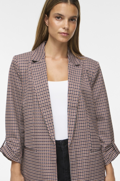 Vila bruine dames blazer | Close up