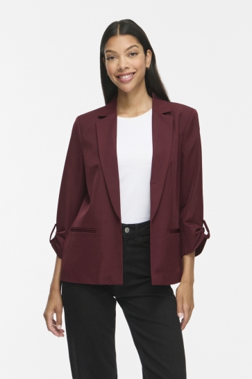 Vila vinice 3/4 loose blazer - noos Bordeaux