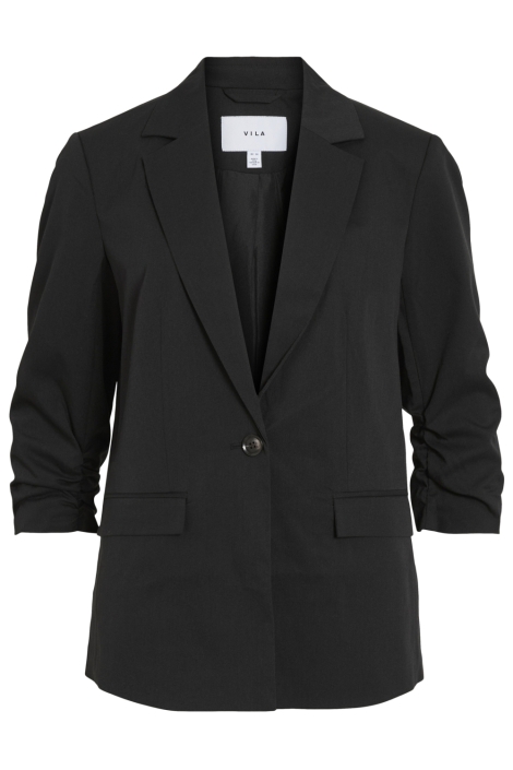 Vila zwarte dames blazer | Vooraanzicht