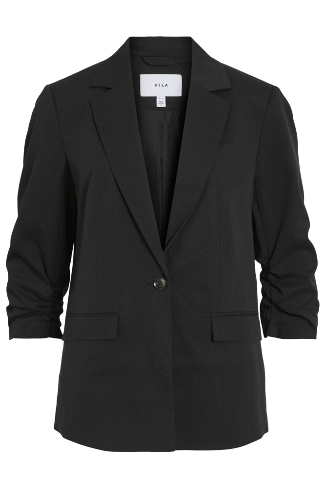 Vila zwarte dames blazer | Vooraanzicht