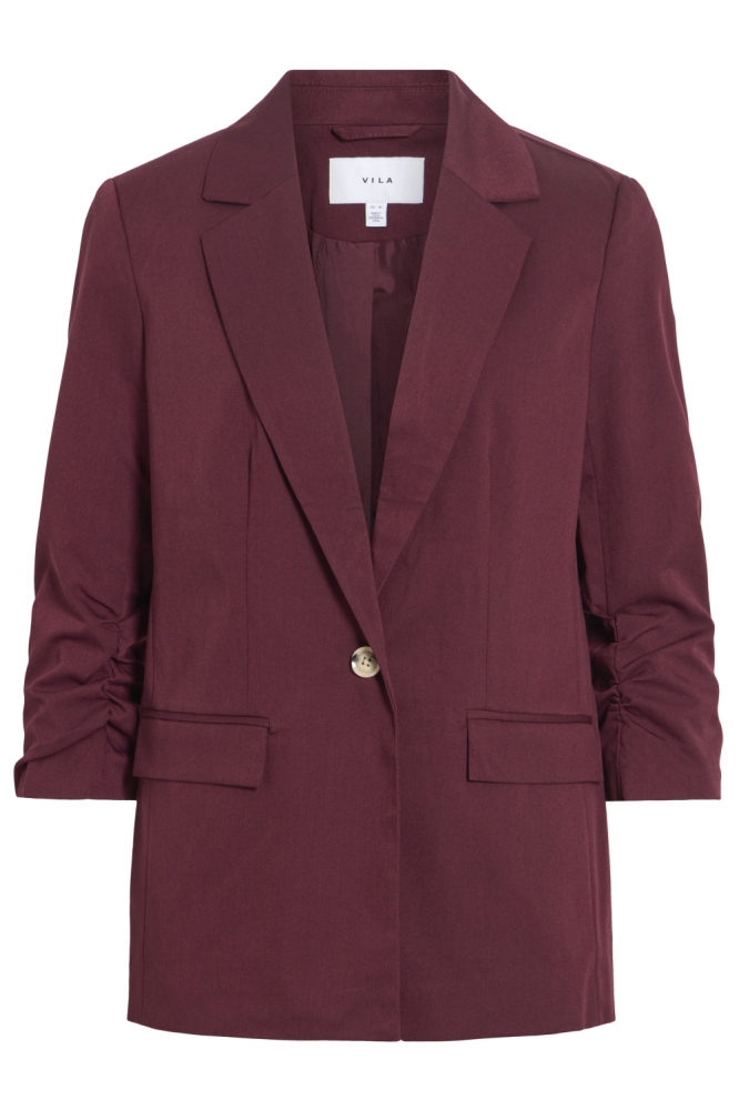 Vila bordeaux dames blazer | Vooraanzicht