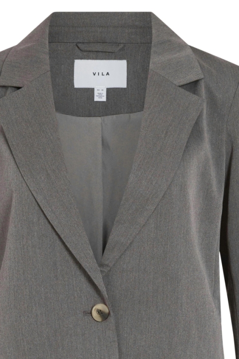 Vila camel dames blazer | Close up