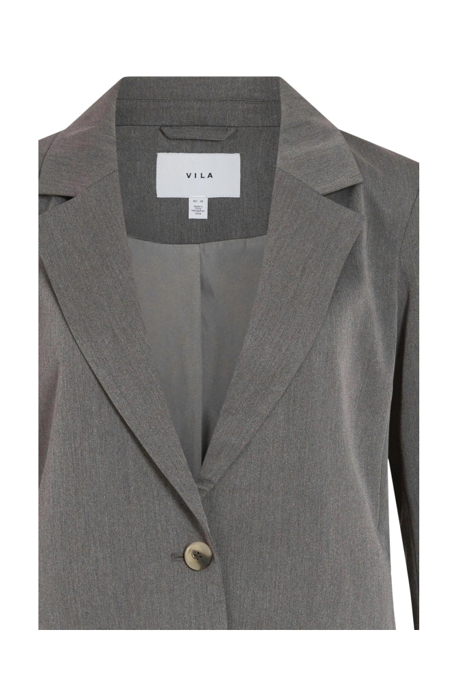 Vila camel dames blazer | Close up