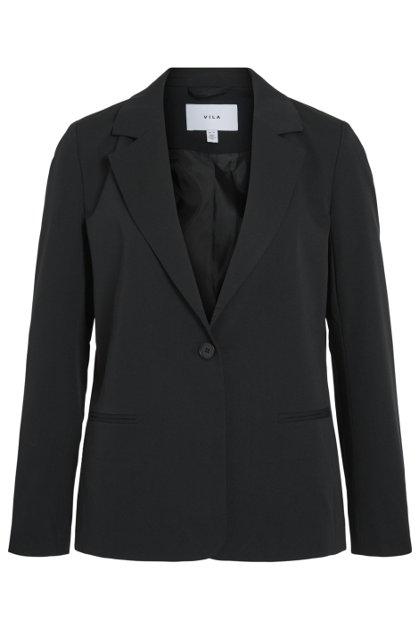 Vila zwarte dames blazer | Vooraanzicht