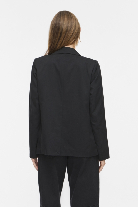 Vila zwarte dames blazer | Model achteraanzicht