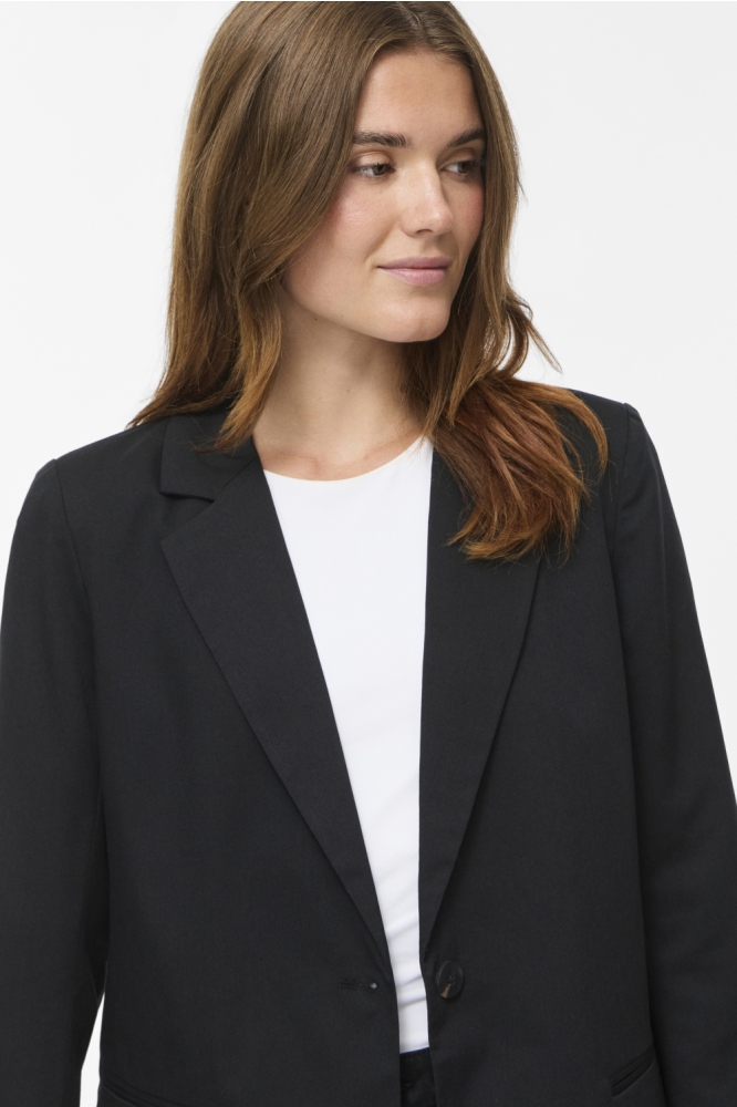 Vila zwarte dames blazer | Close up