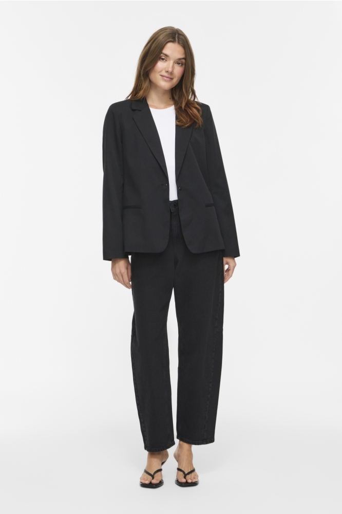 Vila zwarte dames blazer | Model vooraanzicht