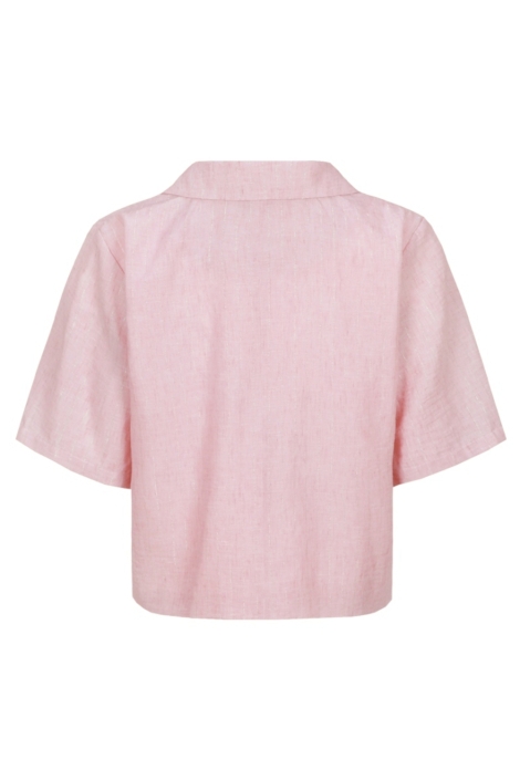 Fluresk roze dames blazer | Achteraanzicht