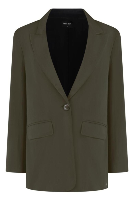 Lady Day groene dames blazer | Vooraanzicht